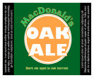 Old Wood Square Text Beer Labels